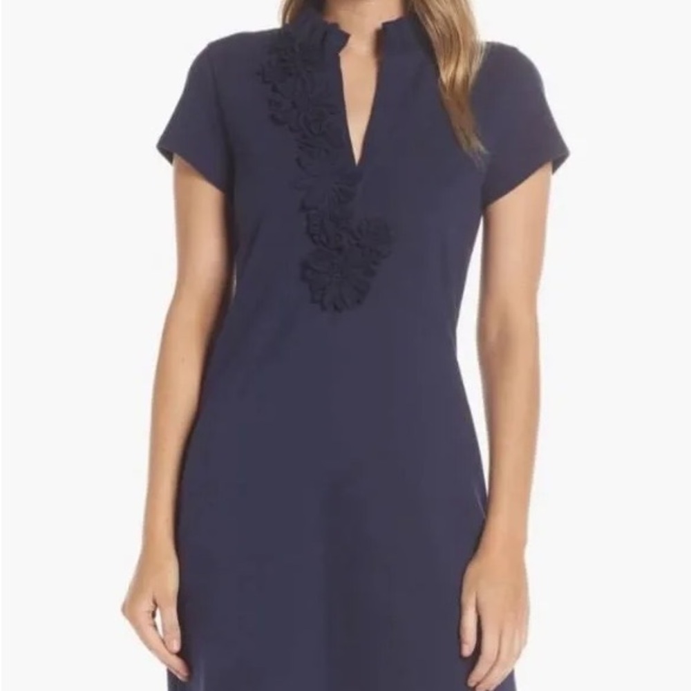 LILLY PULITZER: Clary Polo Dress; True Navy, Medium